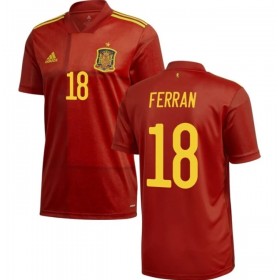 Jalkapallo Pelipaidat Espanja Ferran 18 Kotipaita Euro 2020 Lyhythihainen